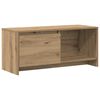 vidaXL TV-m&oslash;bels&aelig;t 90 x 35 x 40 cm Artisan Egetr&aelig; Konstrueret tr&aelig;