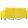 vidaXL 3-personers sofa 180 cm stof lysegul