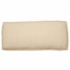 vidaXL Pude Beige 120 x 50 x 12 cm Oxford stof