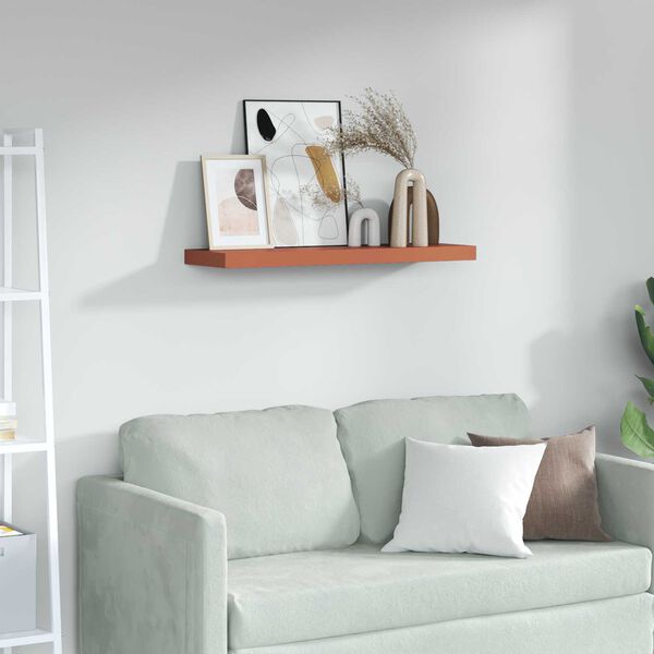 vidaXL V&aelig;ghylde V&aelig;gmonteret R&oslash;d 90 x 23,5 x 4 cm Konstrueret tr&aelig;