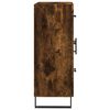 vidaXL skænk 69,5x34x90 cm konstrueret træ røget egetræsfarve