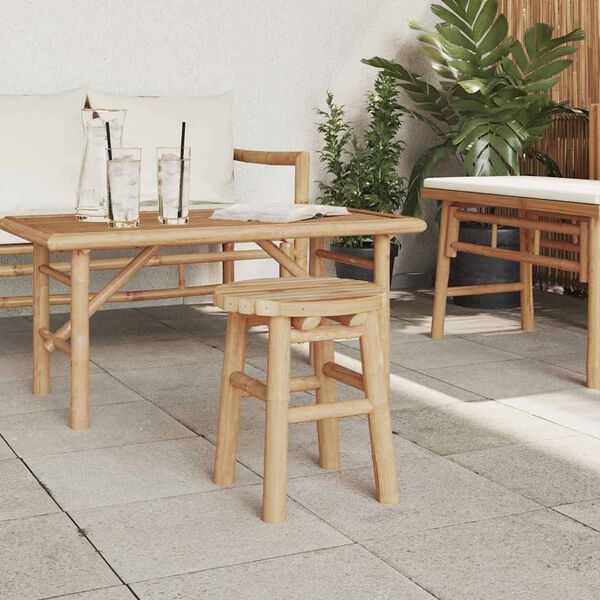 vidaXL Taburet Brun 30 x 30 x 36 cm Bambus