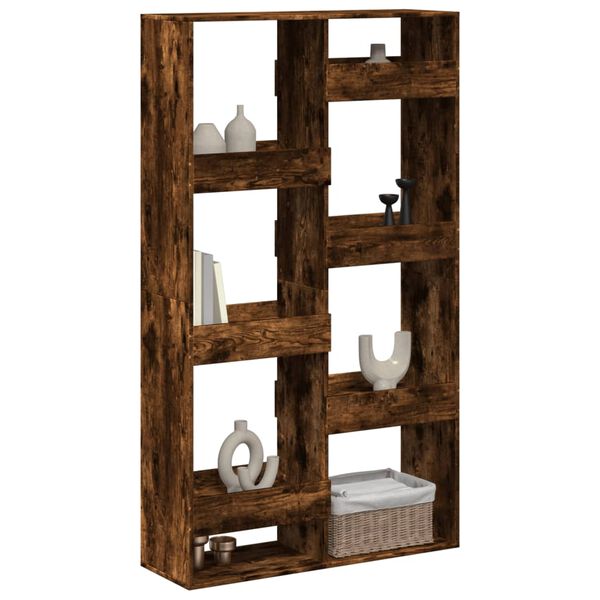 vidaXL rumdeler 100x33x175 cm konstrueret tr&aelig; r&oslash;get egetr&aelig;sfarve