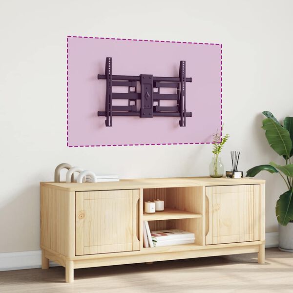 vidaXL tv-vægbeslag til 37-80" skærm maks. VESA 600x400 mm 40 kg