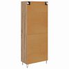 vidaXL Highboard Artisan Egetr&aelig; 69,5 x 34 x 90 cm Konstrueret tr&aelig;