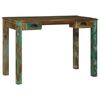 vidaXL Skrivebord med skuffe Brun 112 x 55 x 76 cm Solid genbrugs tr&aelig;