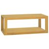 vidaXL v&aelig;gh&aelig;ngt badev&aelig;relsesskab 90x45x35 cm massivt teaktr&aelig;