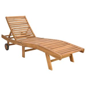 vidaXL Solstol Massiv Teaktr&aelig; Brun