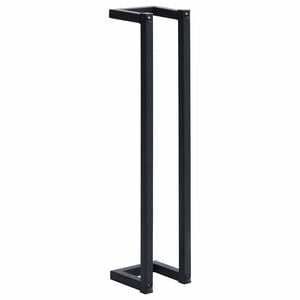 vidaXL h&aring;ndkl&aelig;deholder 12,5x12,5x60 cm jern sort