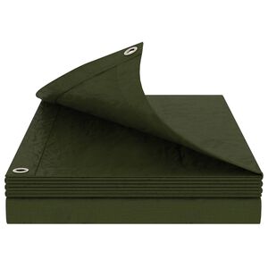 vidaXL Presenning med &oslash;jer Gr&oslash;n 2 x 3 m 180 gsm PE