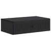 vidaXL V&aelig;gh&aelig;ngt Sideskab Sort 59 x 34,5 x 17 cm Konstrueret tr&aelig;