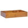 vidaXL h&aring;ndvask 50x35x10 cm massivt teaktr&aelig;