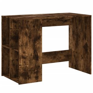 vidaXL skrivebord 102x50x75 cm konstrueret tr&aelig; r&oslash;get egetr&aelig;sfarve