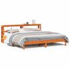 vidaXL sengeramme uden madras 180x200 cm massivt fyrretr&aelig; gyldenbrun