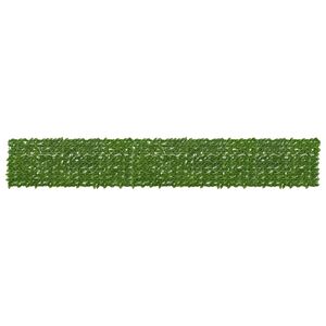 vidaXL Altanscreen med blade Gr&oslash;n og Gul 500 x 75 cm