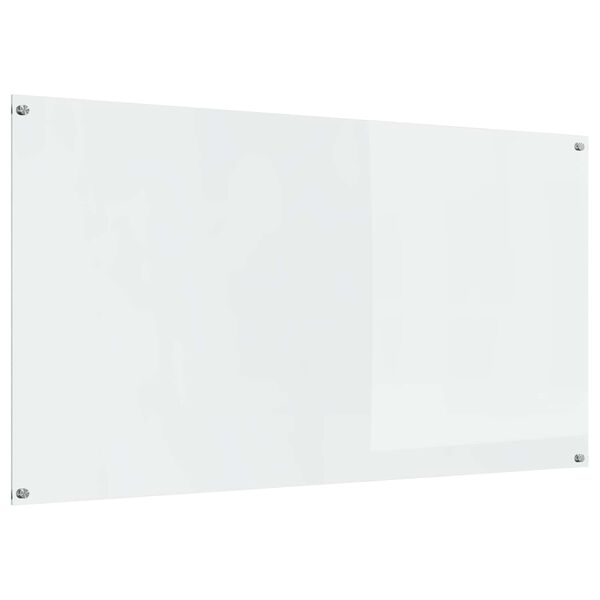 vidaXL Køkken bagvæg Transparent 110 x 60 x 0,6 cm hærdet glas