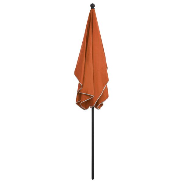 vidaXL parasol med stang 210x140 cm terrakotta