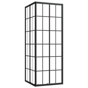 vidaXL brusekabine 80x80x180 cm sikkerhedsglas