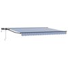 vidaXL Manuel markise-ramme med LED-lys 4 &times; 3,5 m