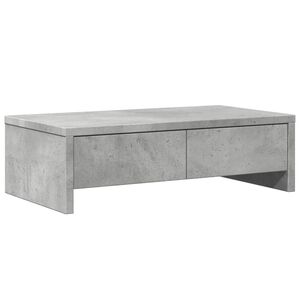 vidaXL sk&aelig;rmholder med skuffer 50x27x15 cm konstrueret tr&aelig; betongr&aring;