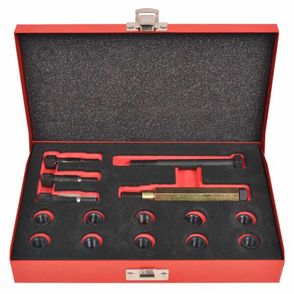 vidaXL trådstartgløderør reparationssæt til tændrør M10 x 1,0 mm