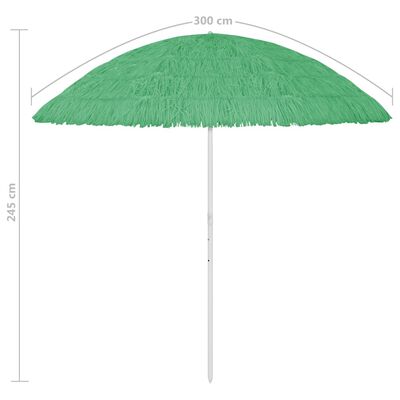 vidaXL Hawaii-parasol 300 cm grøn