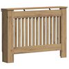 vidaXL Radiatorcover Artisan Egetr&aelig; 112 x 19 x 81,5 cm Konstrueret tr&aelig;