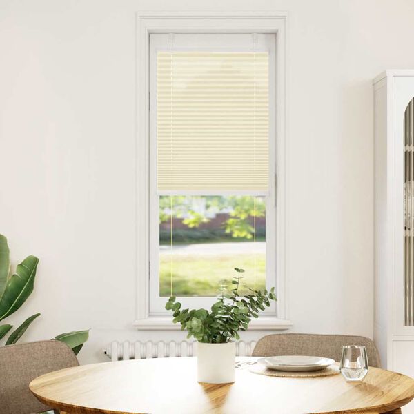 vidaXL Pliss&eacute;gardin fl&oslash;de 50x150 cm Stofbredde 49,4 cm Polyester