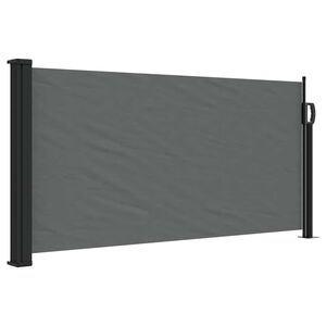 vidaXL udtr&aelig;kkelig sidemarkise antracit 100x500 cm