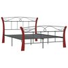 vidaXL sengestel 120x200 cm metal sort