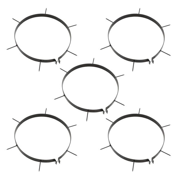 vidaXL plænevalse til have med luftningsklemmer 42 l jern og stål sort