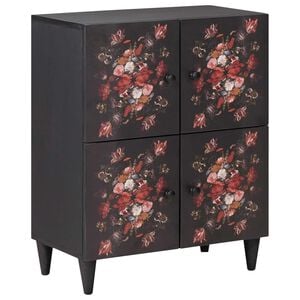 vidaXL Opbevaringsskabe Flerfarvet 60 x 33,5 x 75 cm Massivt mangotr&aelig;