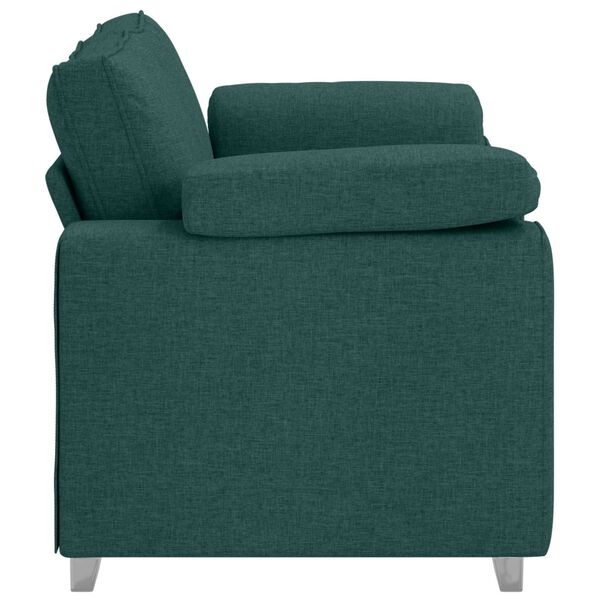 vidaXL Sofa Mørkegrøn 160 x 77 x 82 cm Stof
