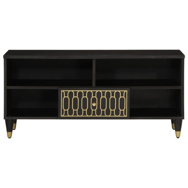 vidaXL tv-bord 100x33x46 cm massivt mangotr&aelig;