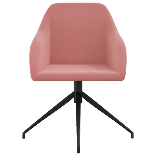 vidaXL spisebordsstole 4 stk. velour lyser&oslash;d