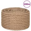vidaXL reb 100 % jute 20 mm 100 m