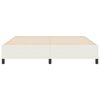 vidaXL Box spring seng Creme 180 x 200 cm Velourstof