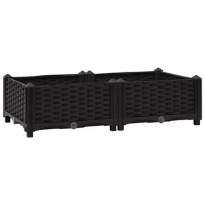 vidaXL h&oslash;jbed 80x40x23 cm polypropylen