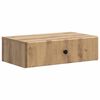 vidaXL V&aelig;gh&aelig;ngt Sideskab 59 x 34,5 x 17 cm Konstrueret tr&aelig; Artisan-eg