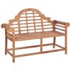 vidaXL haveb&aelig;nk 127x58,5x92,5 cm massivt teaktr&aelig;
