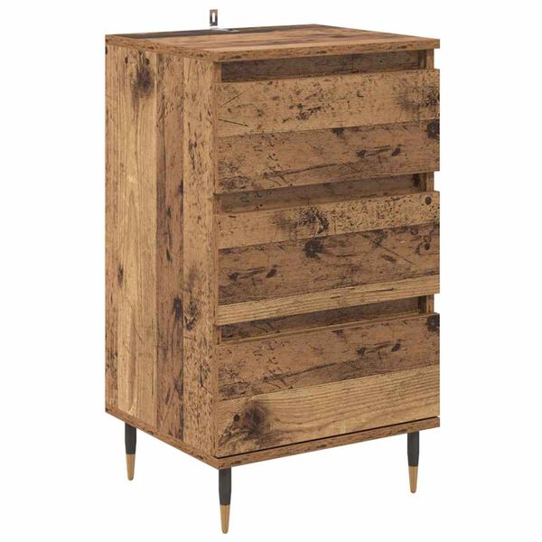 vidaXL Sideboard Gammelt træ 35 x 40 x 70 cm Konstrueret træ