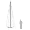 vidaXL kegleformet juletr&aelig; 160x500 cm 1400 LED'er bl&aring;t lys