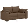 vidaXL Sofa Sæt 2 pcs Brun 219 x 77 x 82 cm Stof