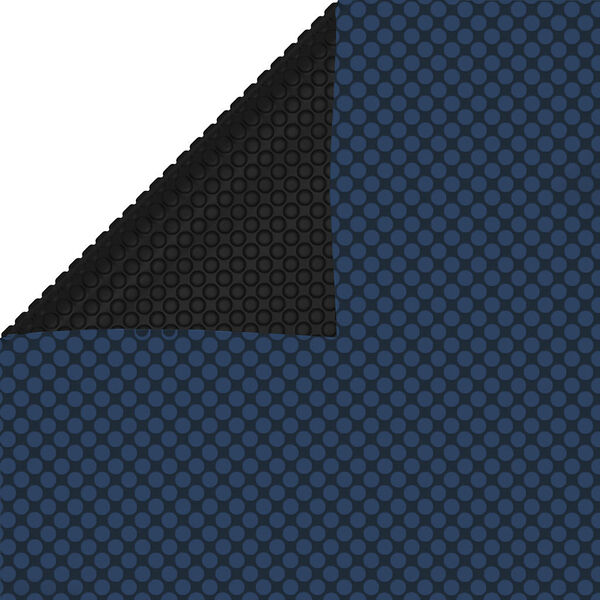 vidaXL flydende solopvarmet poolovertræk 975x488 cm PE sort og blå