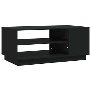 vidaXL sofabord 102x55x43 cm konstrueret tr&aelig; sort