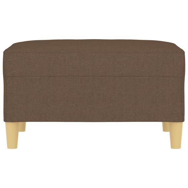 vidaXL fodskammel 70x55x41 cm stof brun