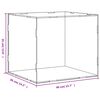 vidaXL displaykasse transparent 40x36x35 cm akryl
