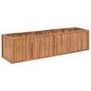 vidaXL h&aelig;vet plantekasse 200x50x50 cm massivt teaktr&aelig;