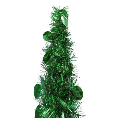 vidaXL kunstigt pop op-juletræ 120 cm PET grøn