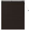 vidaXL Persienner M&oslash;rk Brun 135 x 160 cm 35 mm Massivt Paulownia Tr&aelig;